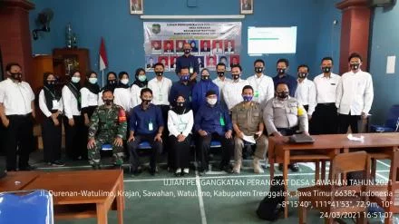 Ujian Pengangkatan Perangkat Desa Sawahan Digelar
