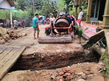 PEMBANGUNAN BOK DUIKER RT.12 RW.04 DUSUN SINGGAHAN